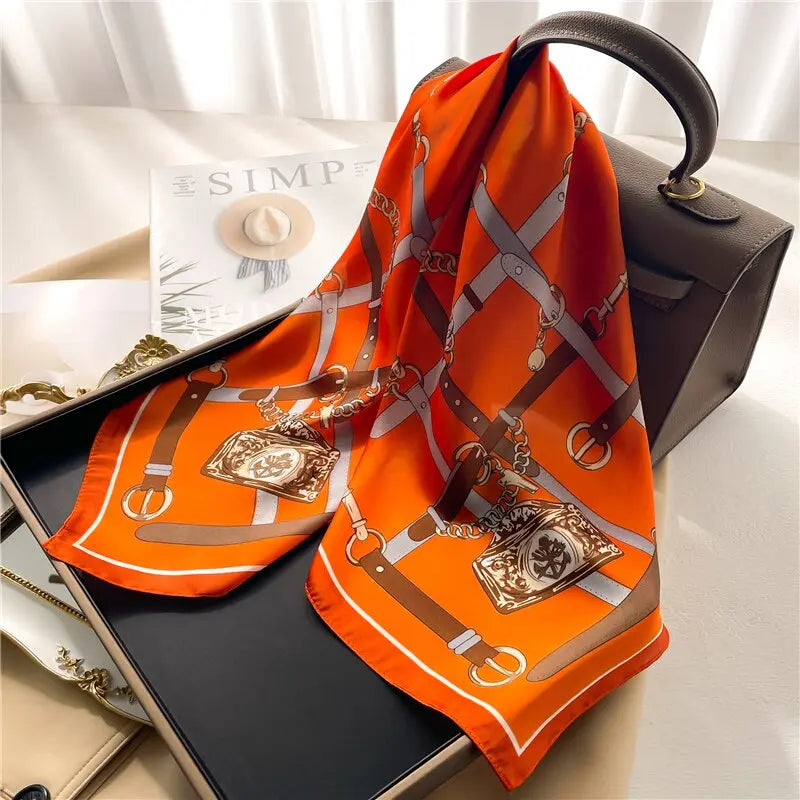 Luxury Satin Silk Scarf Coco & Dee