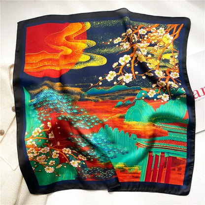 Luxury Satin Silk Scarf Coco & Dee
