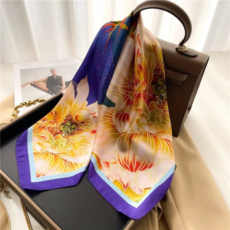 Luxury Satin Silk Scarf Coco & Dee