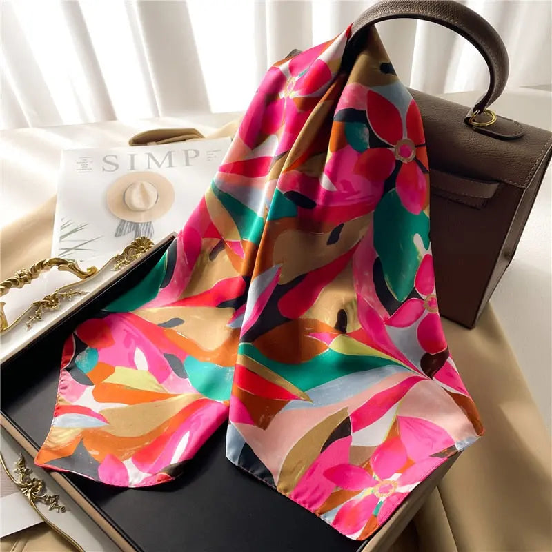 Luxury Satin Silk Scarf Coco & Dee