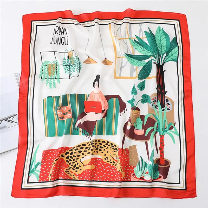 Luxury Satin Silk Scarf Coco & Dee