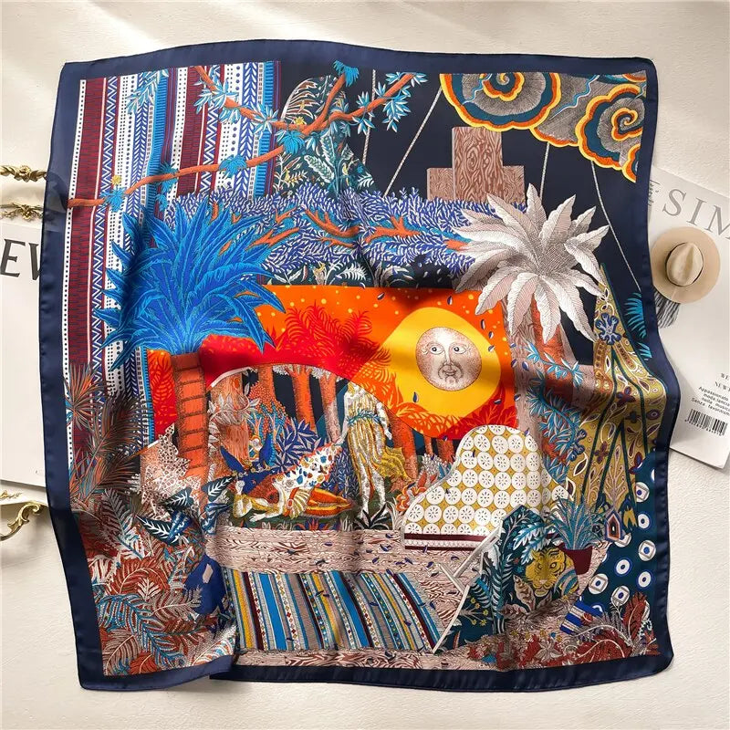 Luxury Satin Silk Scarf Coco & Dee