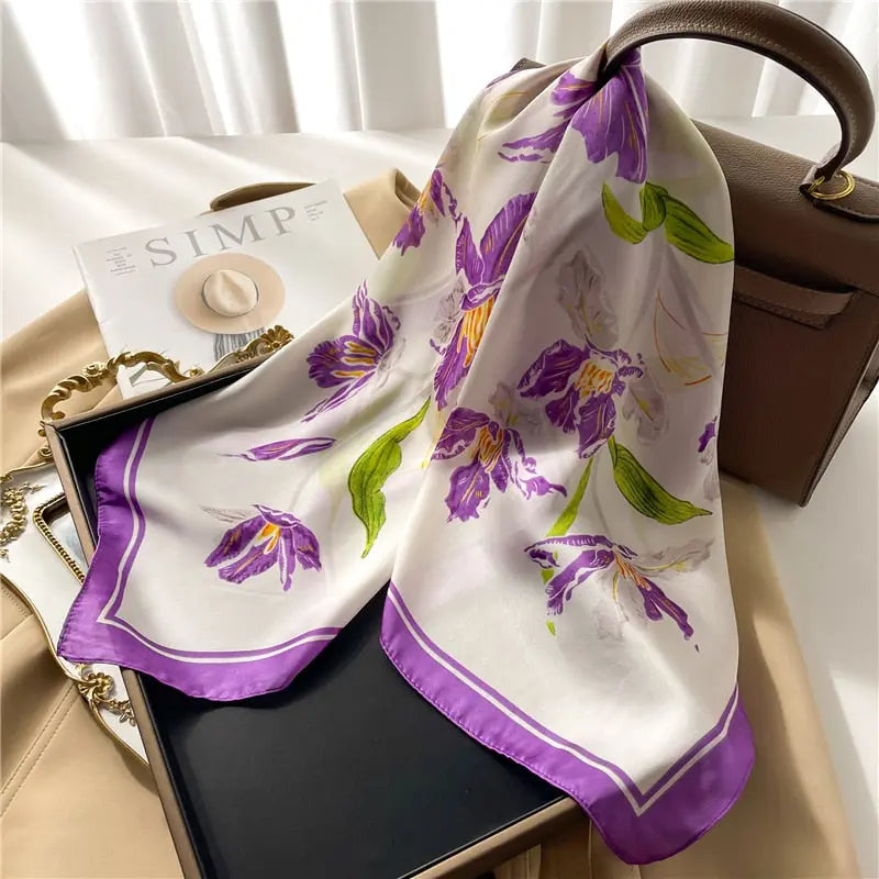 Luxury Satin Silk Scarf Coco & Dee