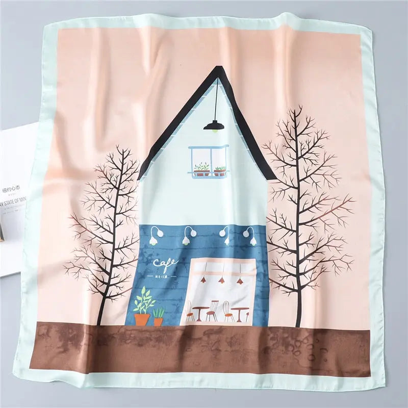 Luxury Satin Silk Scarf Coco & Dee