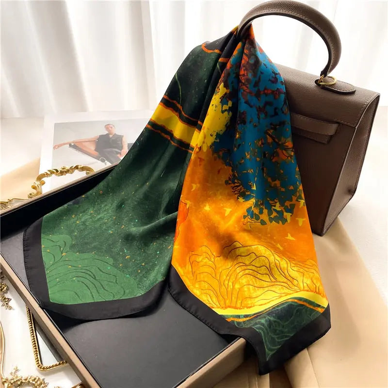 Luxury Satin Silk Scarf Coco & Dee