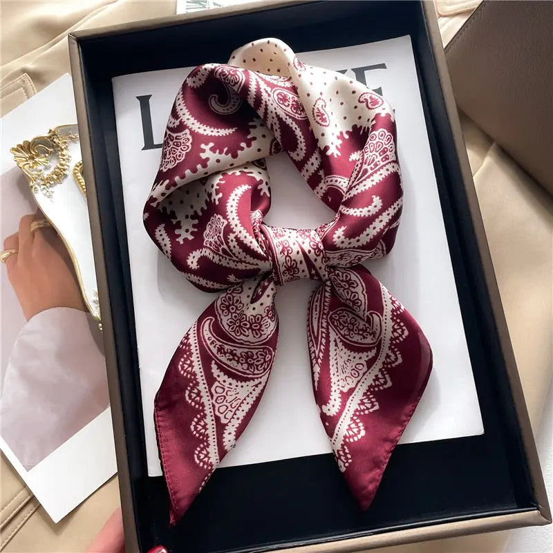 Luxury Satin Silk Scarf Coco & Dee