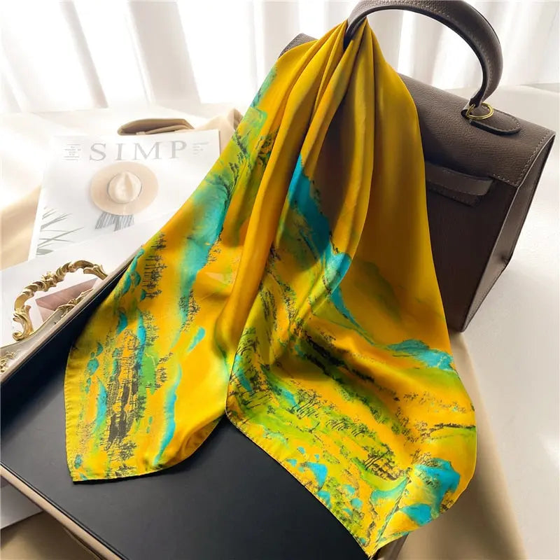 Luxury Satin Silk Scarf Coco & Dee