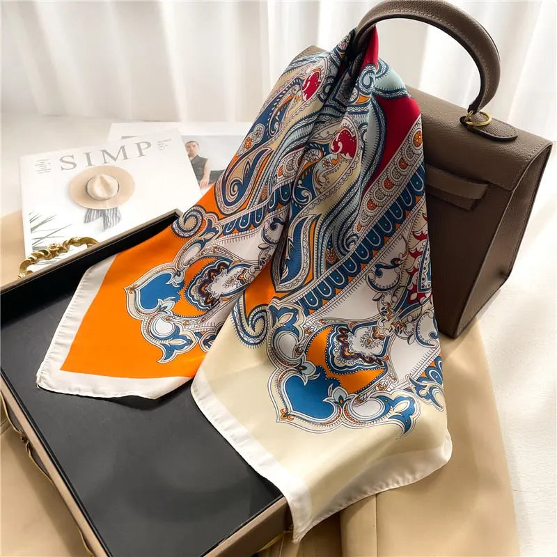 Luxury Satin Silk Scarf Coco & Dee