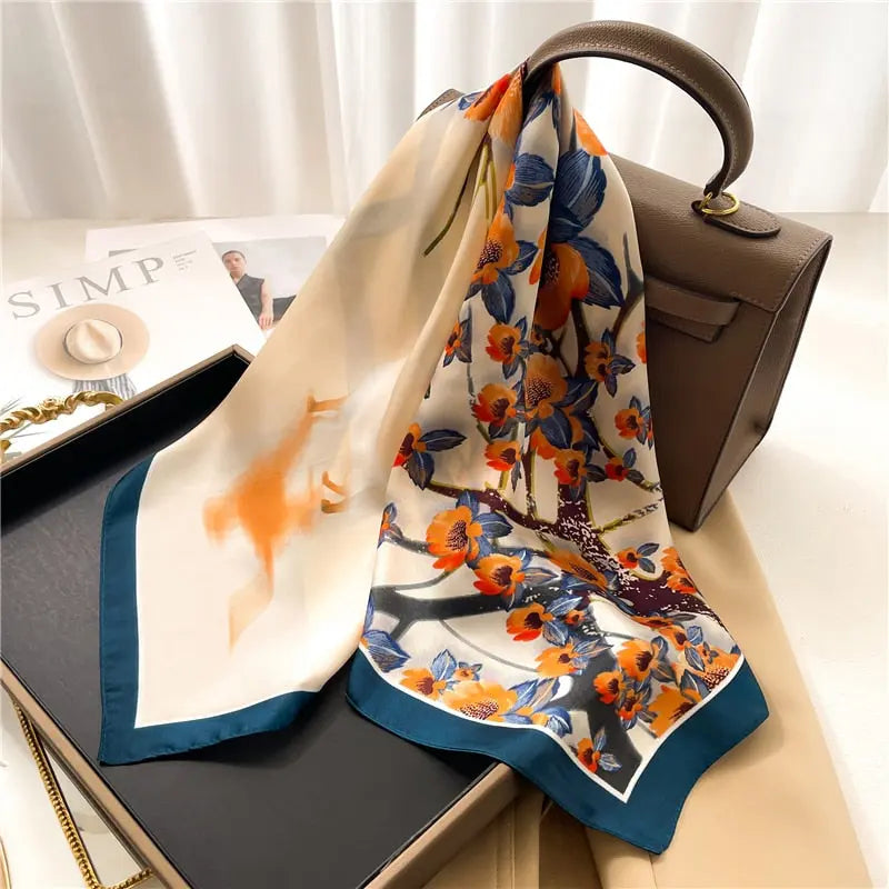 Luxury Satin Silk Scarf Coco & Dee