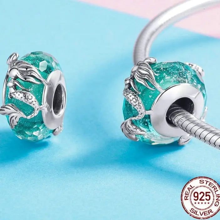 Mermaid Sea Blue Bead Coco & Dee