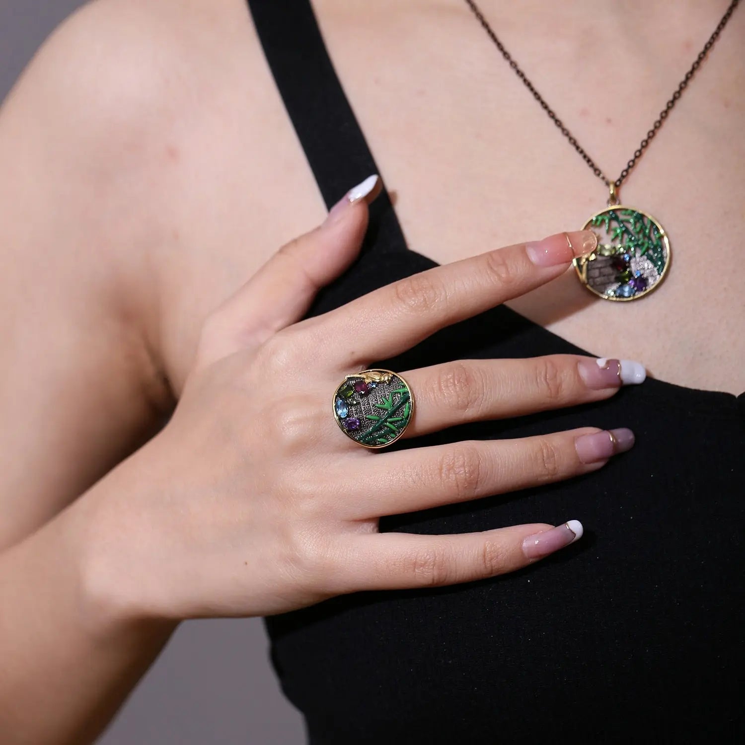 Mix Color Gemstone Earrings Coco & Dee