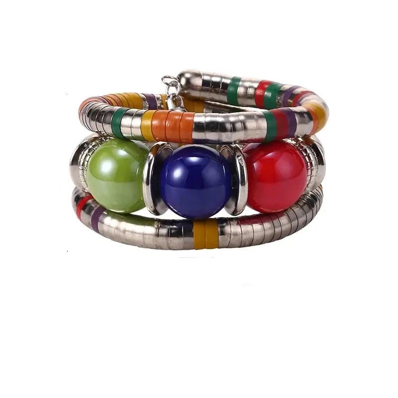 Natural Stone Snake Bangle Coco & Dee