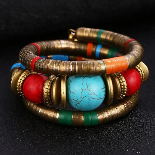 Nicole Natural Stone Multilayer Bracelet Coco & Dee