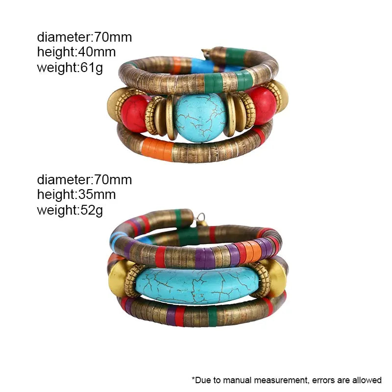 Nicole Natural Stone Multilayer Bracelet Coco & Dee