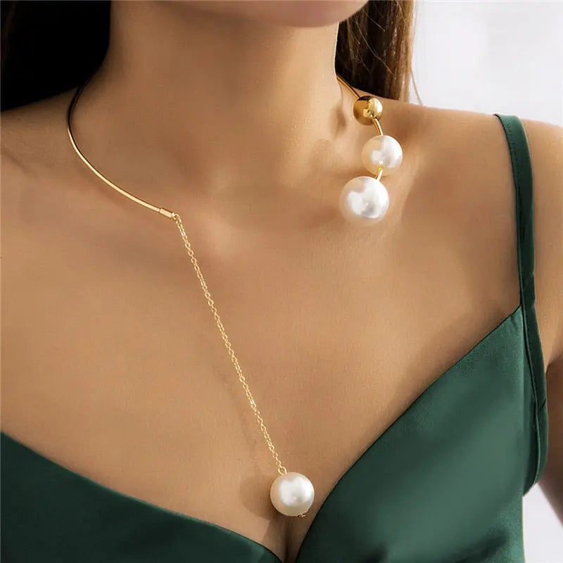 Open Pearl Necklace Coco & Dee
