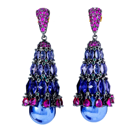 Pearl Drop Earrings Coco & Dee