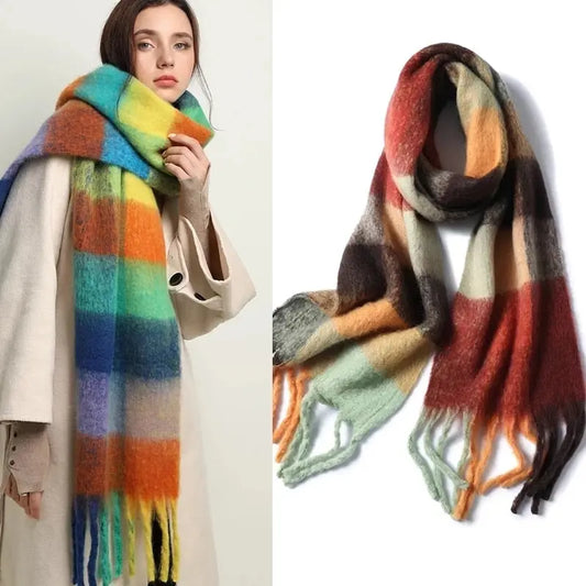 Rainbow Shawl Coco & Dee