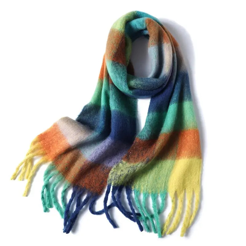 Rainbow Shawl Coco & Dee