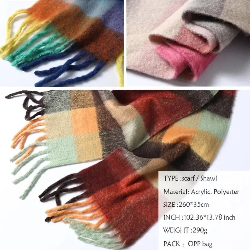 Rainbow Shawl Coco & Dee