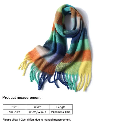 Rainbow Shawl Coco & Dee