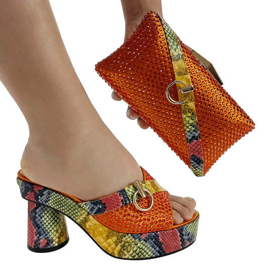 Rainbow Shoe & Bag Set