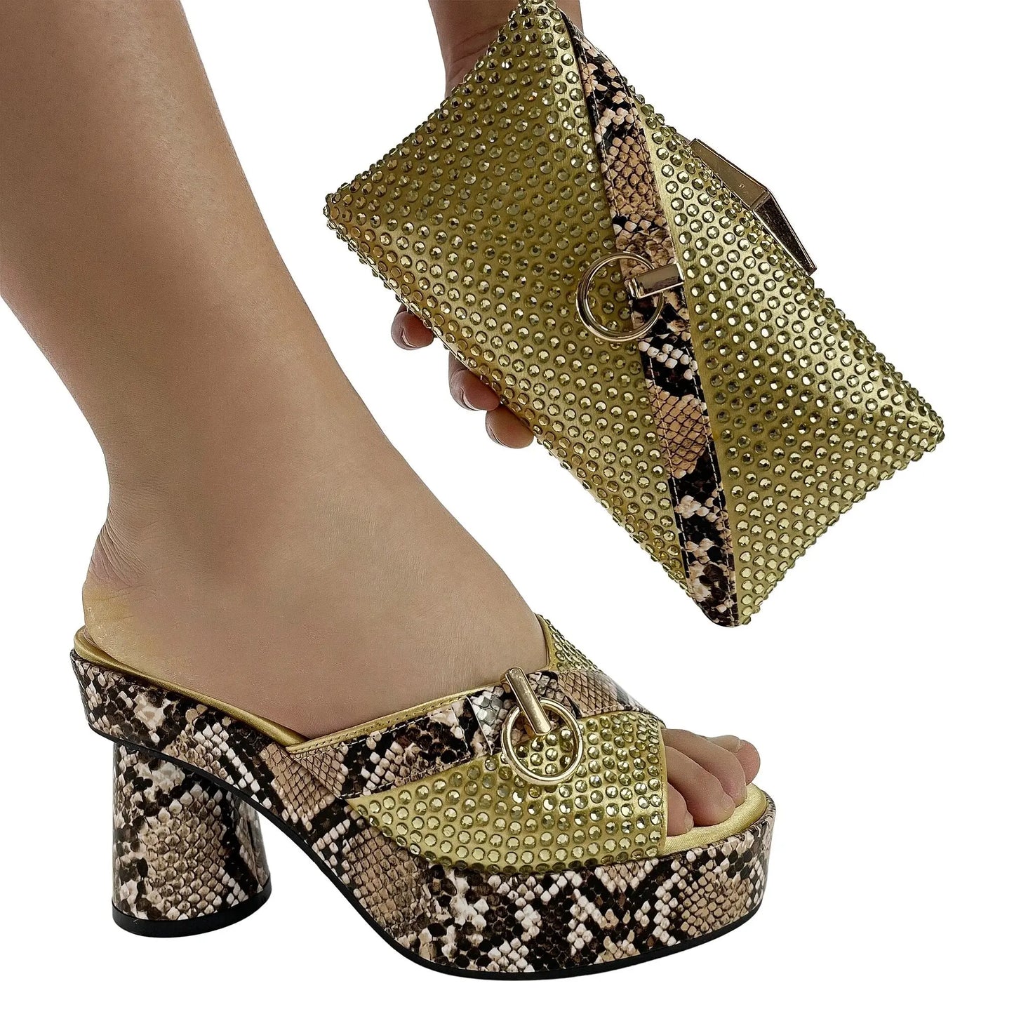 Rainbow Shoe & Bag Set