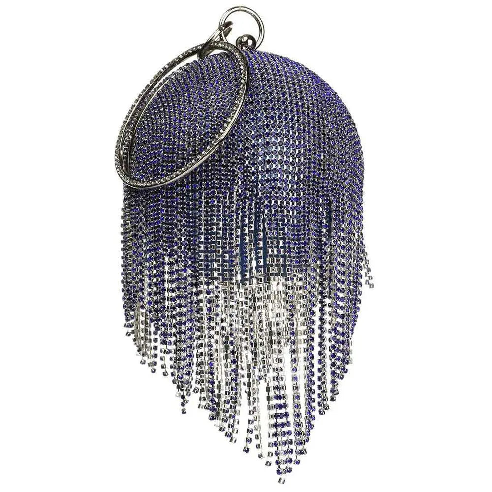 Rhinestone Ring Clutch Coco & Dee