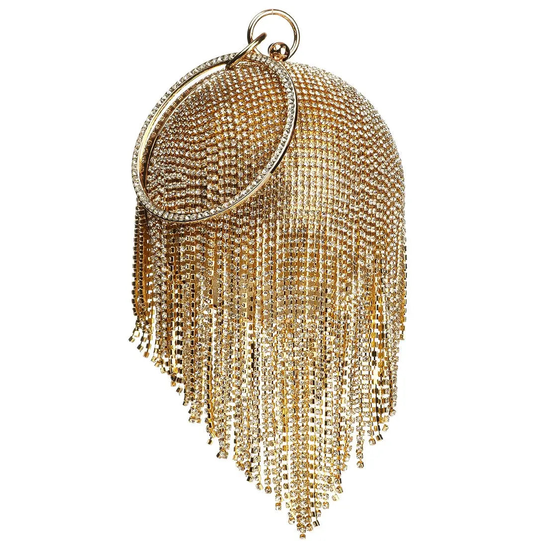 Rhinestone Ring Clutch Coco & Dee