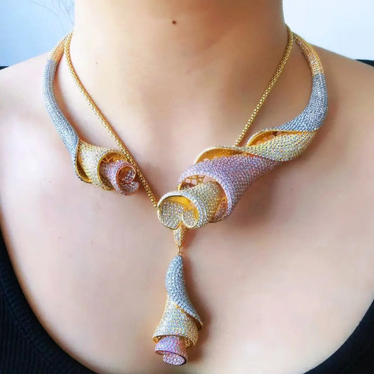 Rose Petal Jewelry Set