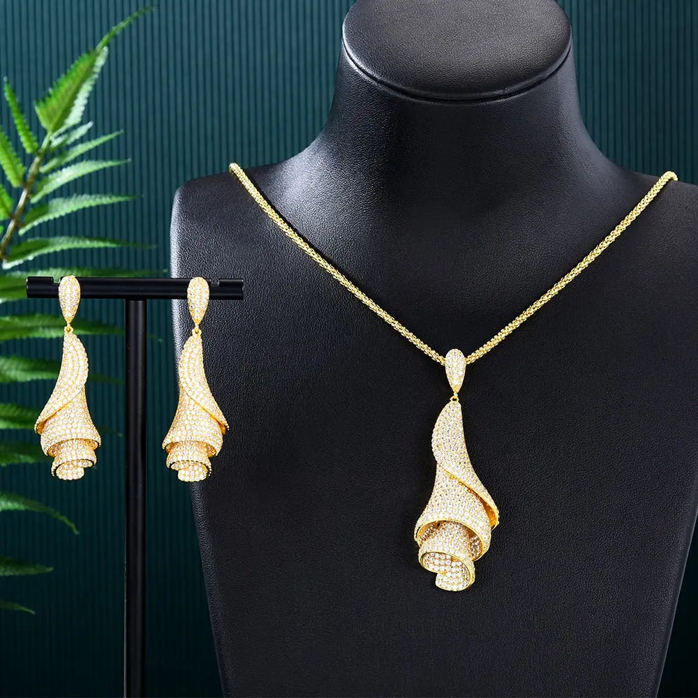 Rose Petal Jewelry Set