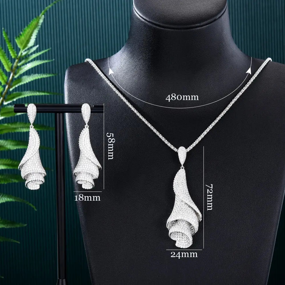 Rose Petal Jewelry Set