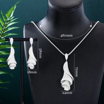 Rose Petal Jewelry Set