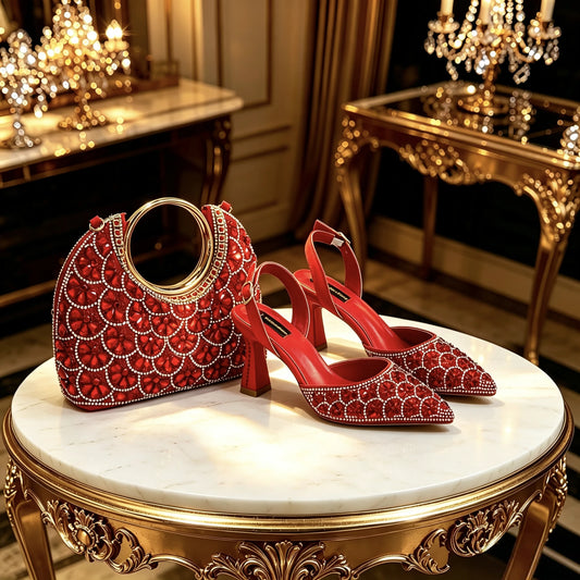 Dimple Shoe & Bag Set
