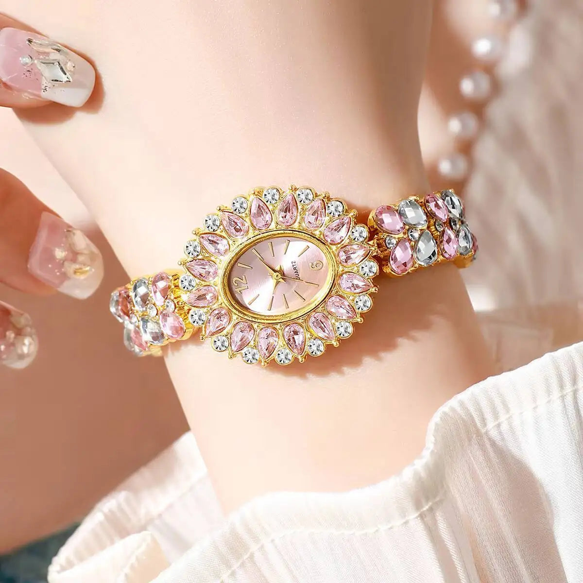Romy Rhinestone Watch Coco & Dee