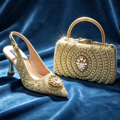 Devika Shoes & Bag Set