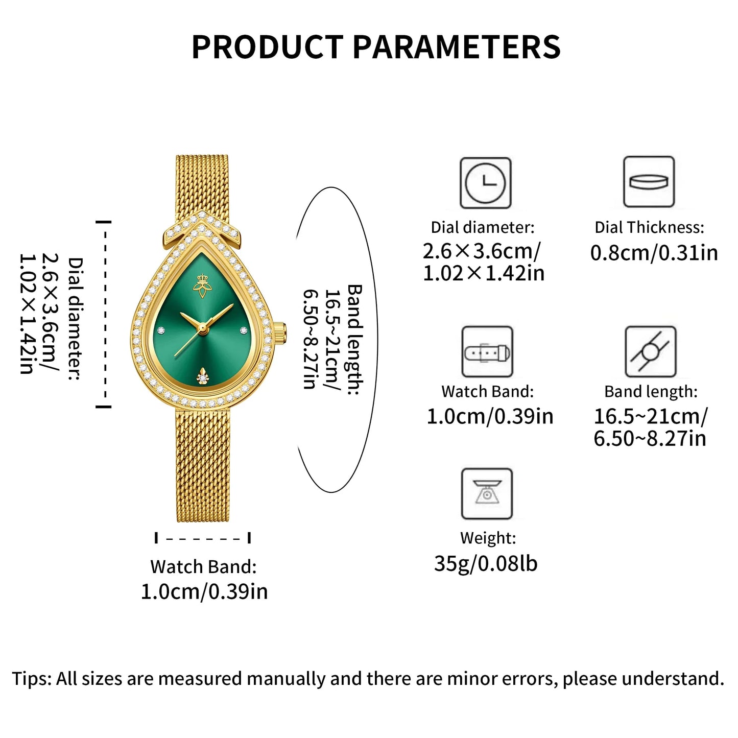 Elara Luxe Watch
