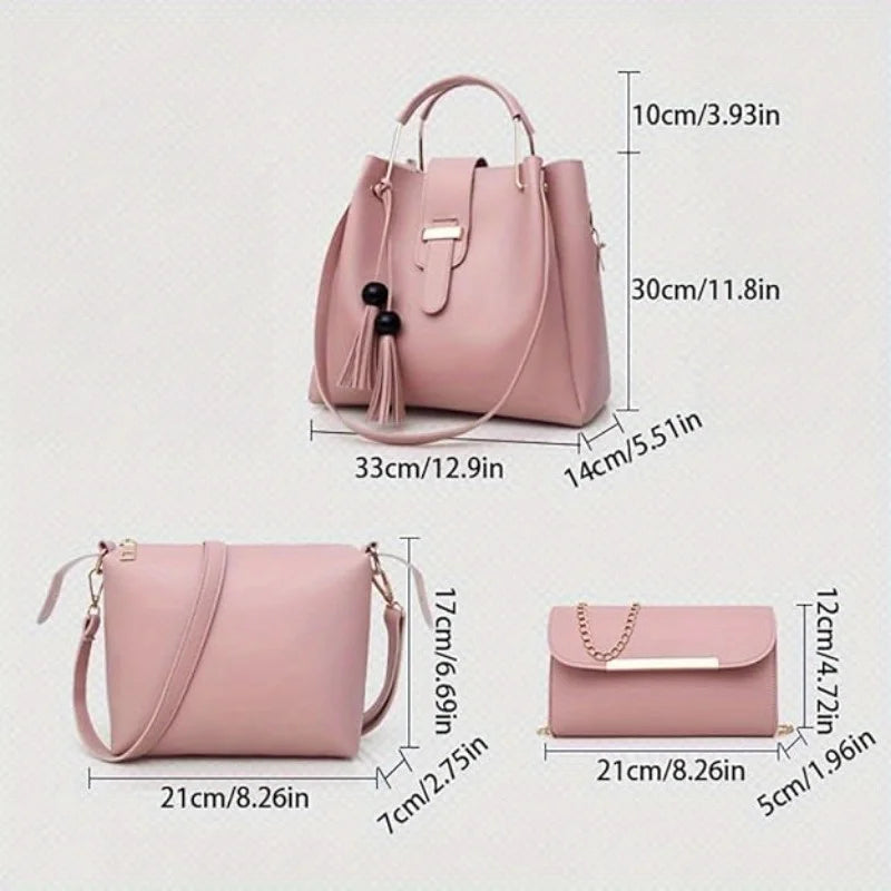 Royal Grace 3-Piece Handbag Set