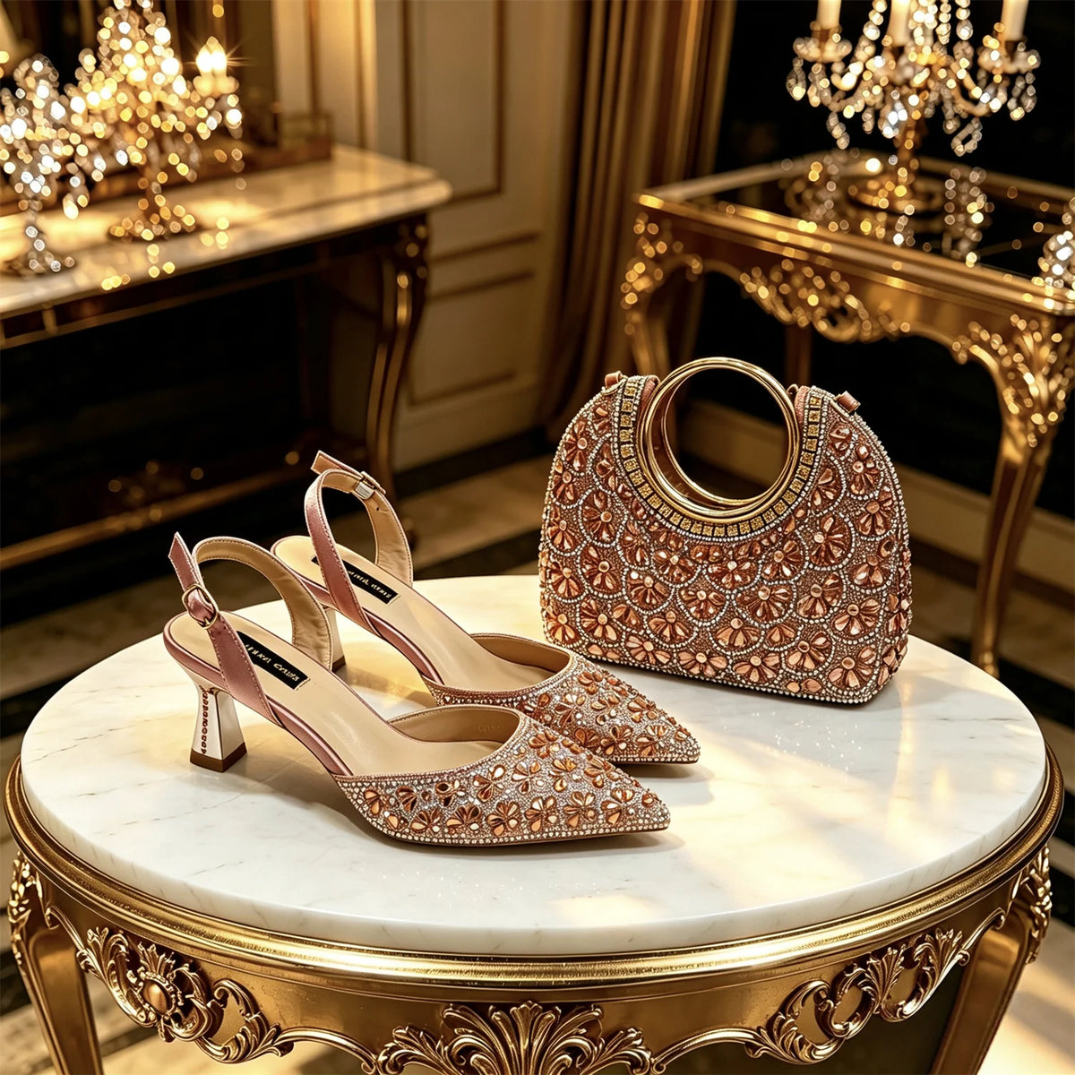 Dimple Shoe & Bag Set