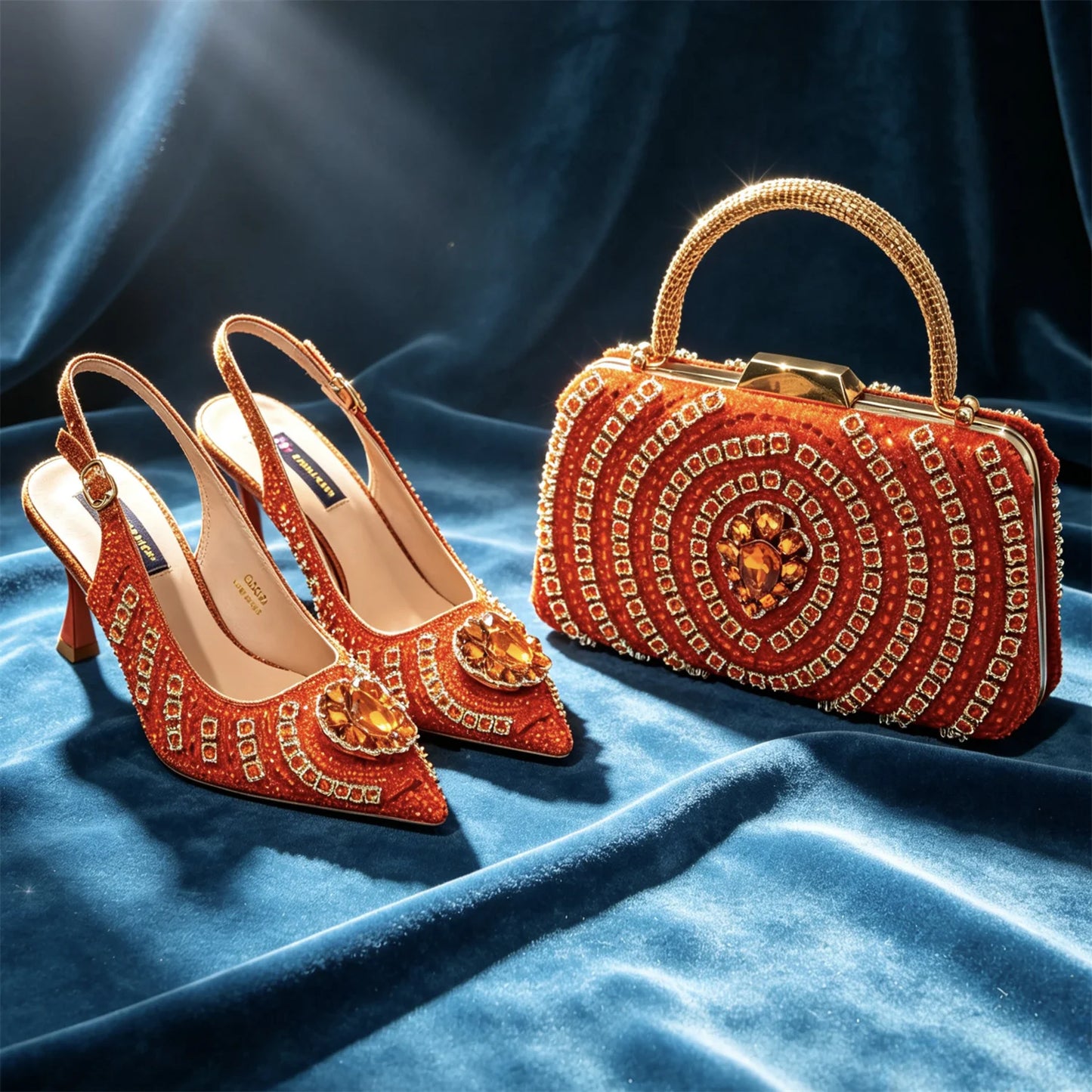 Devika Shoes & Bag Set