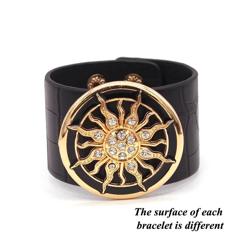 V Leather Bracelet Coco & Dee