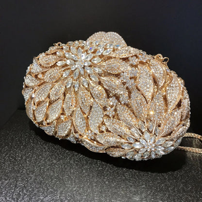 Gold Leaves Clutch