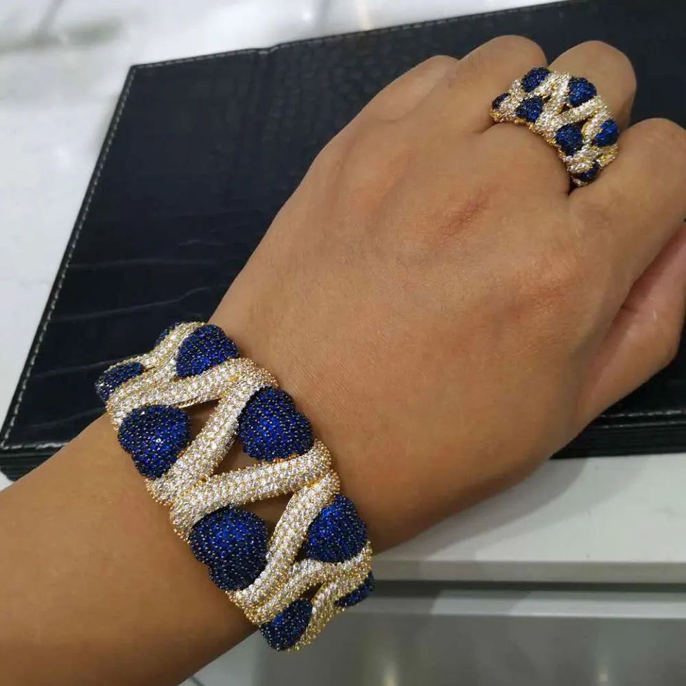 Crystal Harmony Bangle & Ring Set Coco & Dee