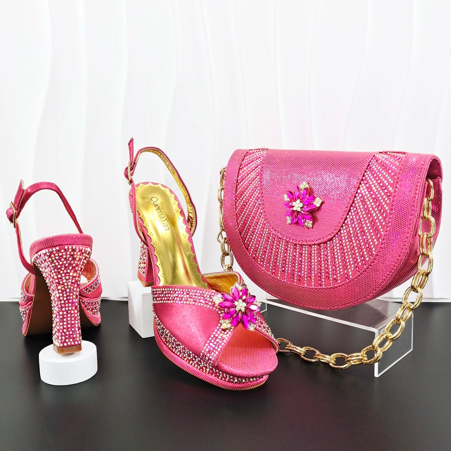 Naina Shoe & Bag Set