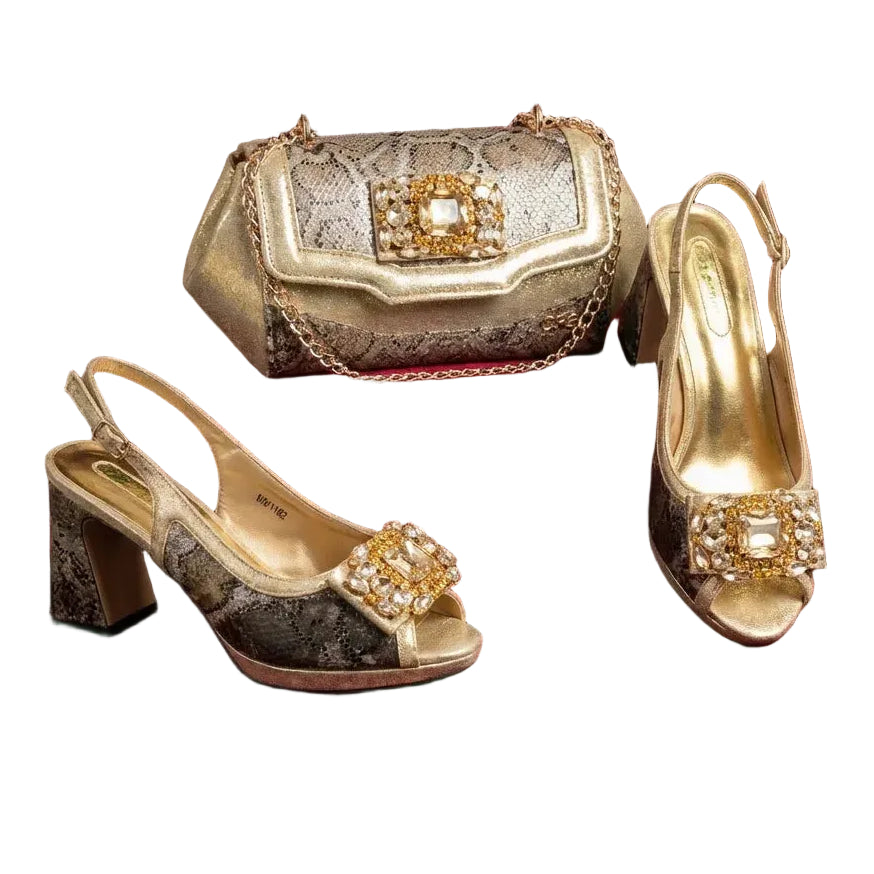 Veena Bag & Shoe Set