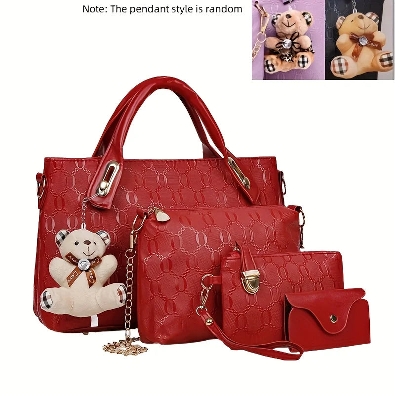 Elegance 4-Piece Handbag Set Coco & Dee