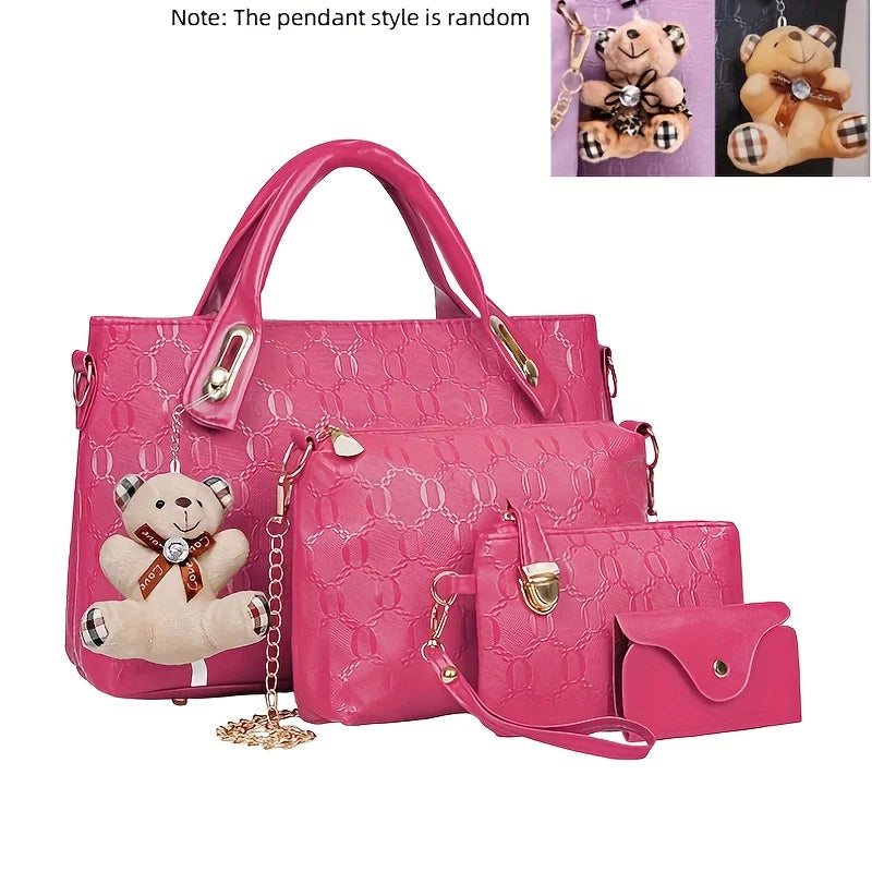 Elegance 4-Piece Handbag Set Coco & Dee