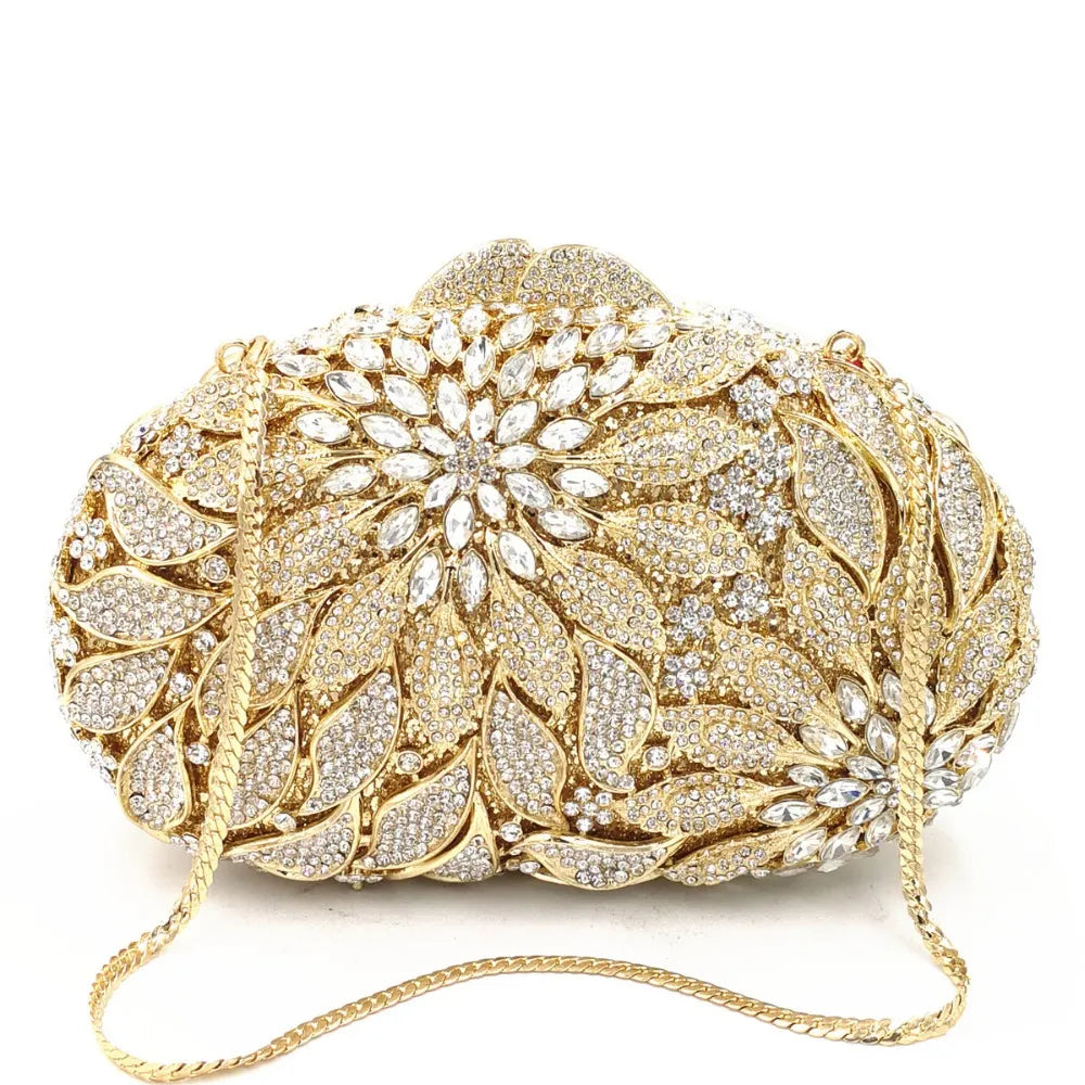 Gold Leaves Clutch