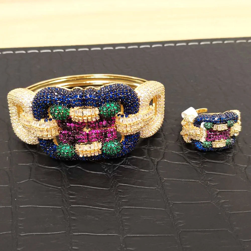 Aura Bangle & Ring Jewellery Set