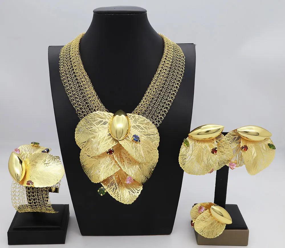Leaf Jewelry Set Coco & Dee