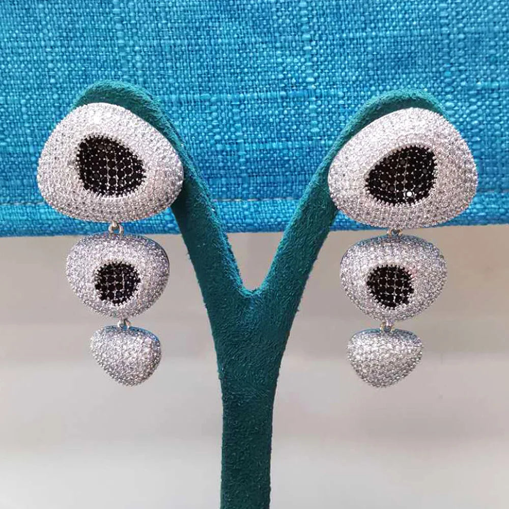 Round Drop Earrings